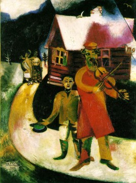El violinista contemporáneo Marc Chagall Pinturas al óleo